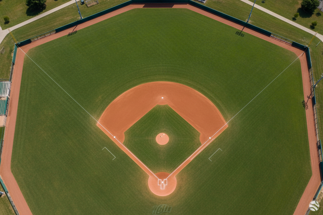 Aerial Baseball Diamond